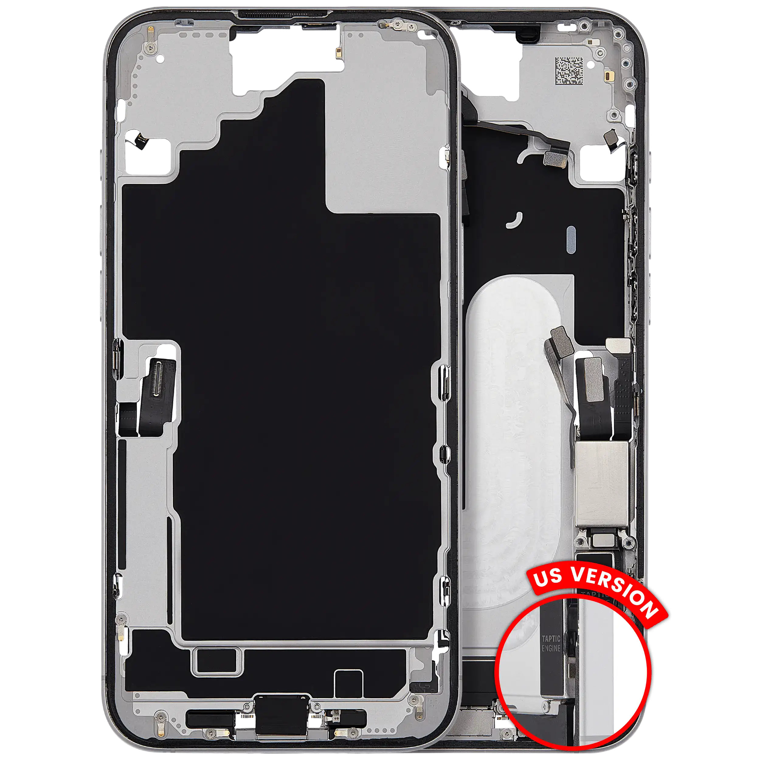 Original Apple-Ausbau B gebraucht – iPhone 16 Plus US Version Rahmen Weiß