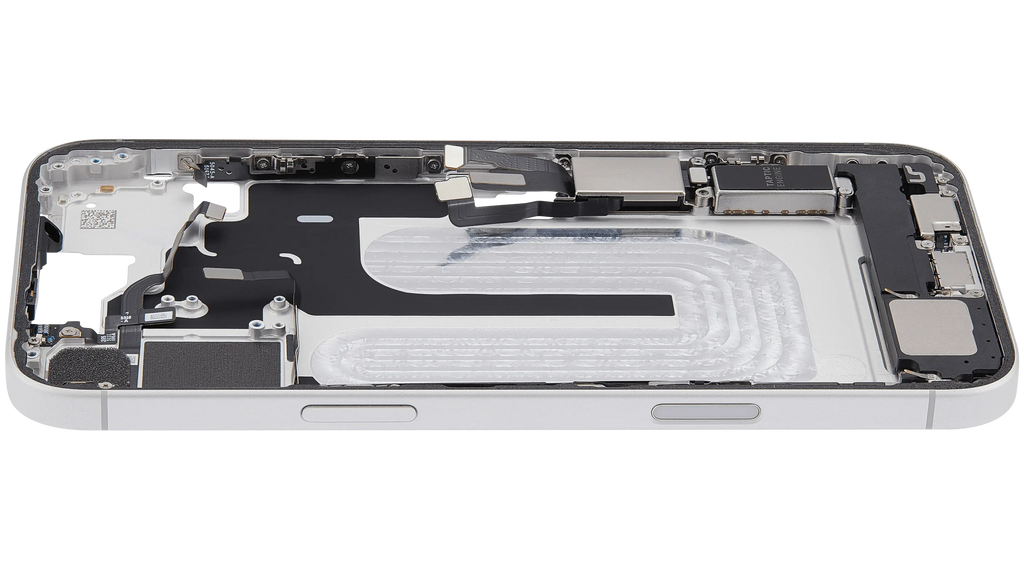 Original Apple-Ausbau C gebraucht – iPhone 16 Plus US Version Rahmen Weiß