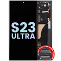 OLED Display with Frame for Samsung Galaxy S23 Ultra 5G (US & International) (Service Pack) (Graphite)