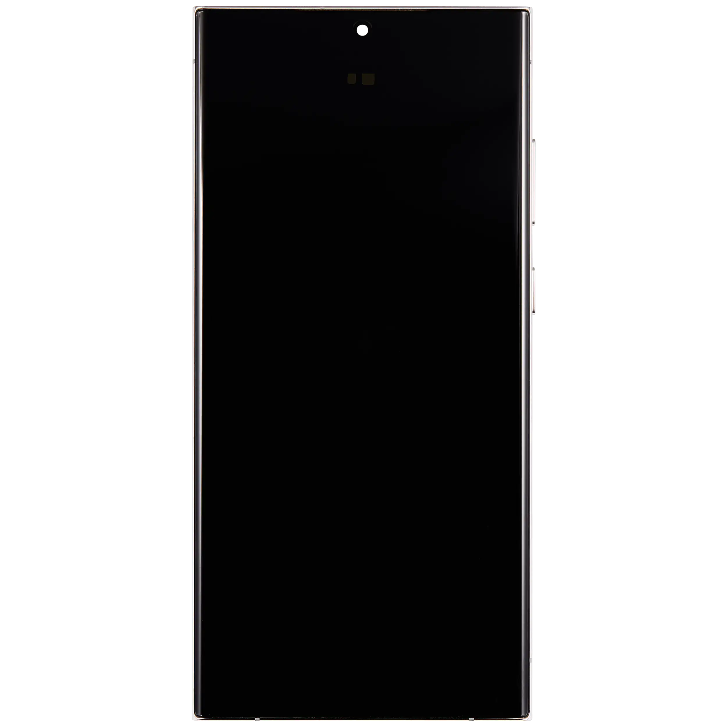 OLED-Display mit Rahmen Samsung Galaxy S23 Ultra Cream Pro