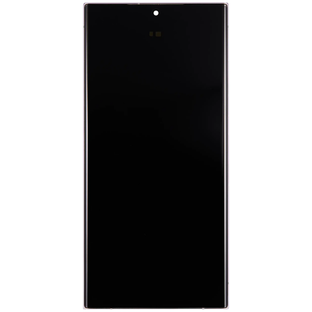 OLED-Display mit Rahmen für Samsung Galaxy S23 Ultra Lavender Aftermarket Pro