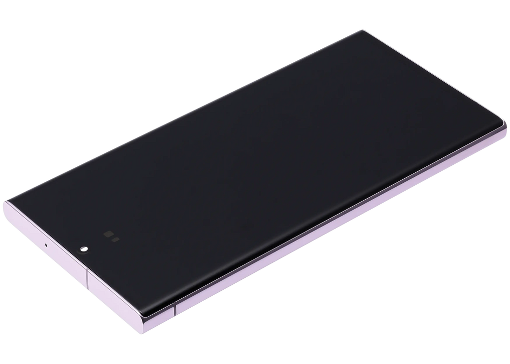 OLED-Display mit Rahmen für Samsung Galaxy S23 Ultra Lavender Aftermarket Pro
