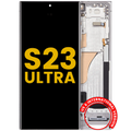 OLED-Display mit Rahmen Samsung Galaxy S23 Ultra Refurbished Sky Blue