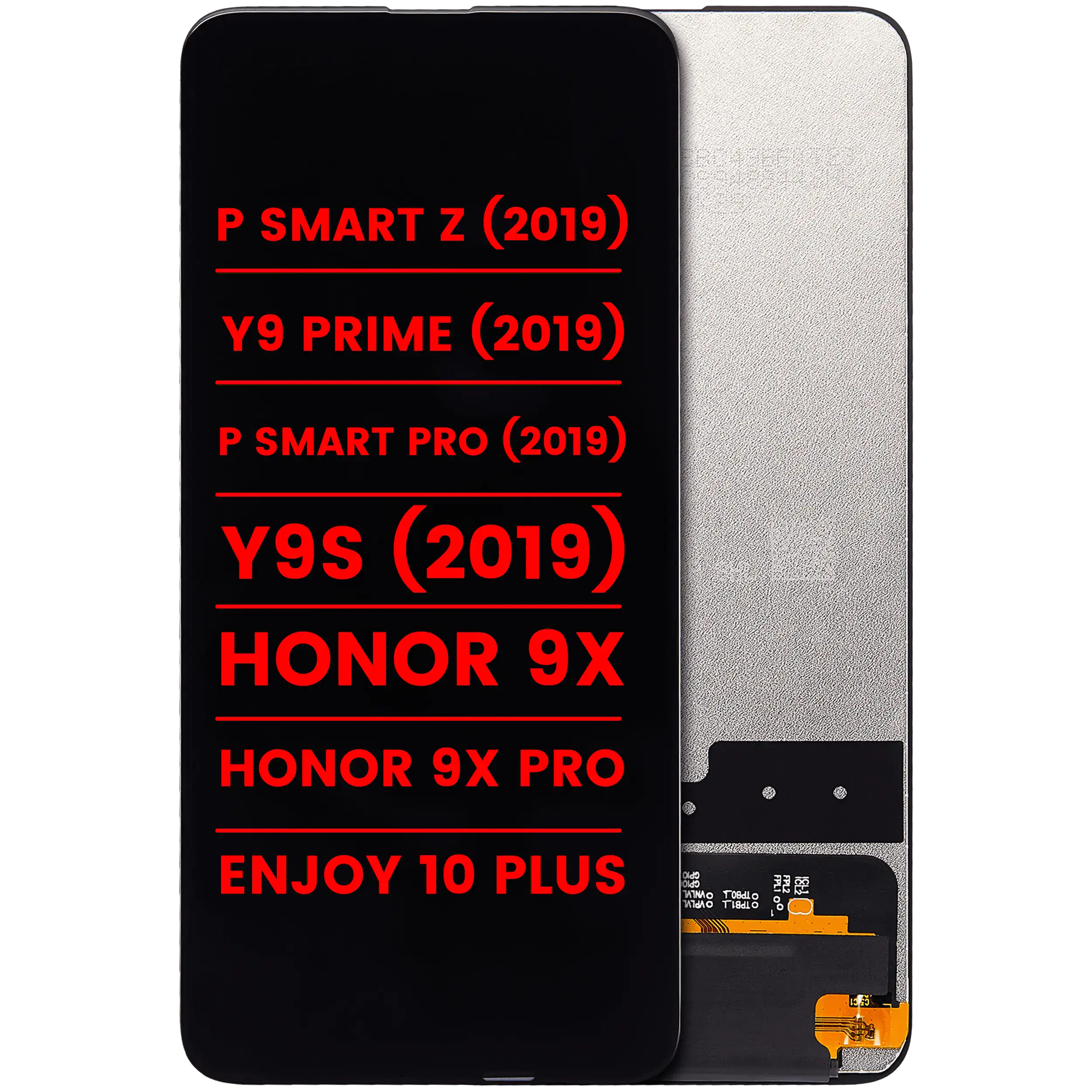 LCD-Display ohne Rahmen für Huawei P Smart Z, Honor 9X Pro - Aftermarket Plus