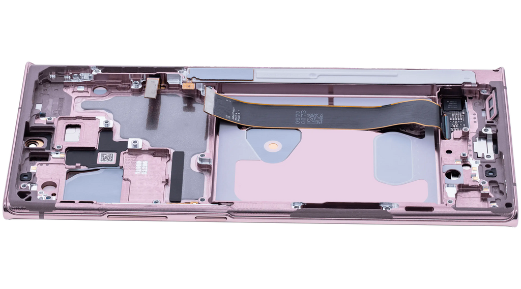 OLED-Display mit Rahmen Samsung Galaxy Note20 Ultra Mystic Bronze Aftermarket Pr