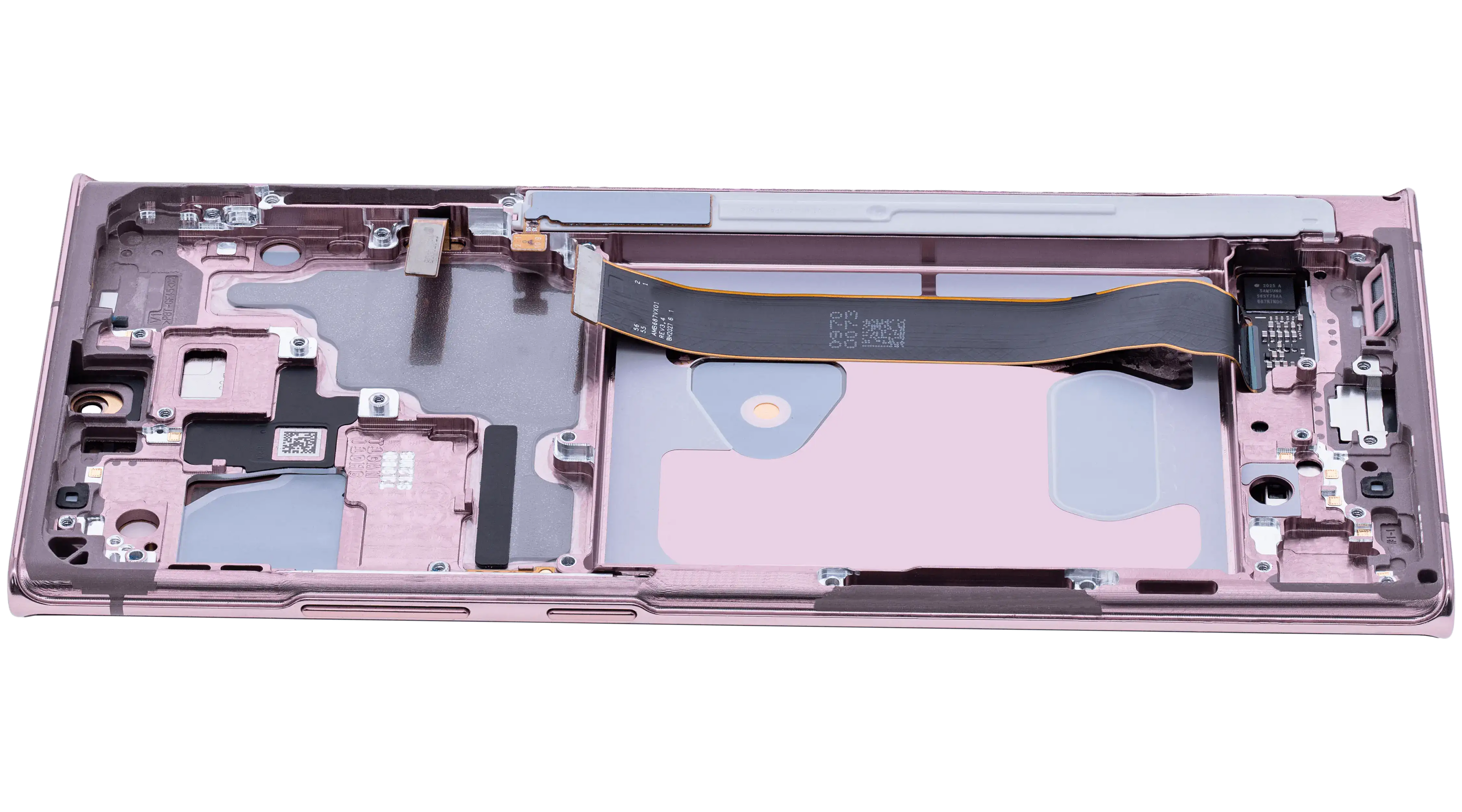OLED-Display mit Rahmen Samsung Galaxy Note20 Ultra Mystic Bronze Aftermarket Pr