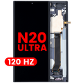 OLED Display with Frame for Samsung Galaxy Note 20 Ultra 5G (Aftermarket Pro) (120Hz) (Mystic Black)