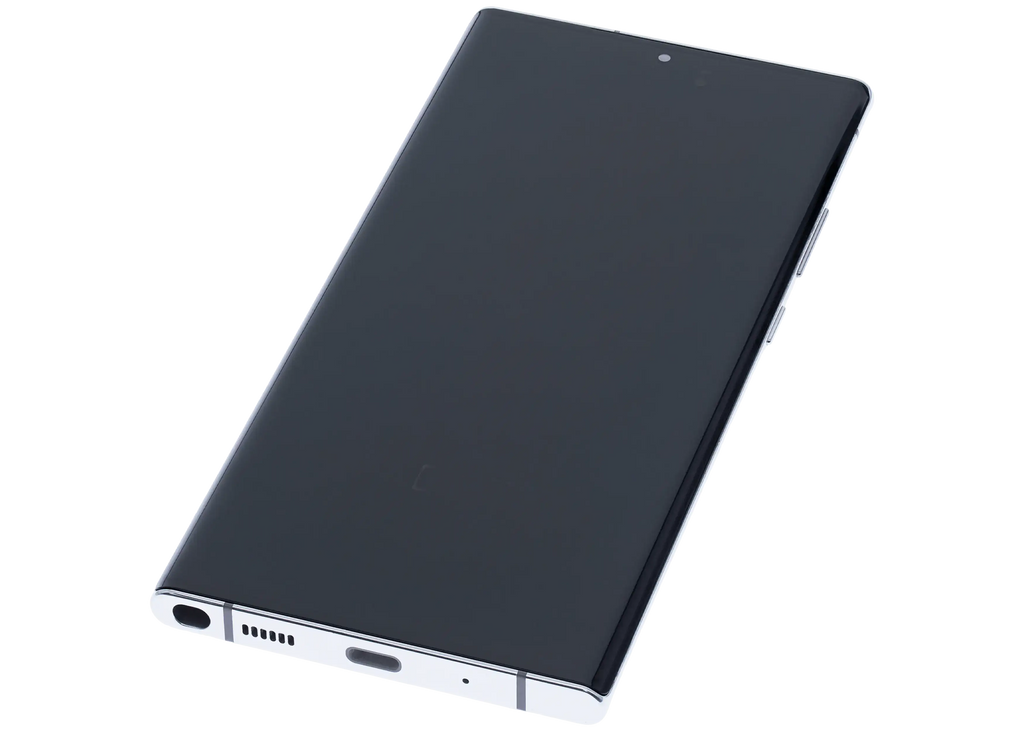 OLED-Display mit Rahmen für Samsung Note20 Ultra 5G (Aftermarket Pro, Mystic Whi