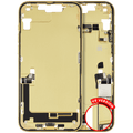 Midframe/Rahmen m. Ladebuchse-Flex f. iPhone 14 Plus Gelb OEM A