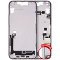 iPhone 14 Plus Mittelgehäuse Ladebuchse-Flex Lila OEM C
