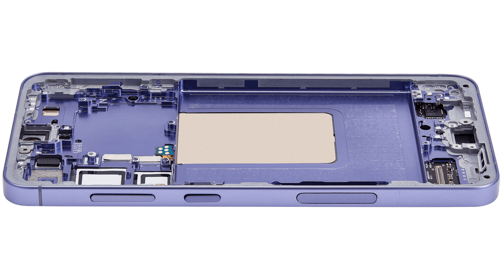OLED-Display mit Rahmen für Samsung Galaxy S24 Plus 5G (US & Internationale Version) (gebrauchter OEM-Ausbau, Qualität B/C) (Cobalt Violet)