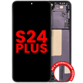 OLED Display with Frame for Samsung Galaxy S24 Plus 5G (US & International Version) – Aftermarket Plus – Onyx Black