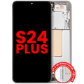 OLED Display with Frame for Samsung Galaxy S24 Plus 5G (US & International) – Marble Gray (Aftermarket Plus)