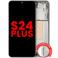 OLED-Display mit Rahmen für Samsung Galaxy S24 Plus, Jade Green, Aftermarket Plu