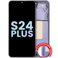 OLED-Montage mit Rahmen für Samsung Galaxy S24 Plus - Svc Pack - Cobalt Violet