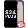 OLED-Display mit Rahmen für Samsung Galaxy S24 Plus Service Pack Sapphire Blue