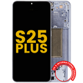 OLED Display with Frame for Samsung Galaxy S25 Plus 5G (US & International Version) (Refurbished) (Icy Blue)