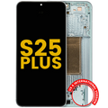 OLED-Display mit Rahmen für Samsung Galaxy S25 Plus Mint Refurbished
