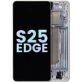 OLED-Display Rahmen Samsung S25 Edge Service Pack Titan-Silber
