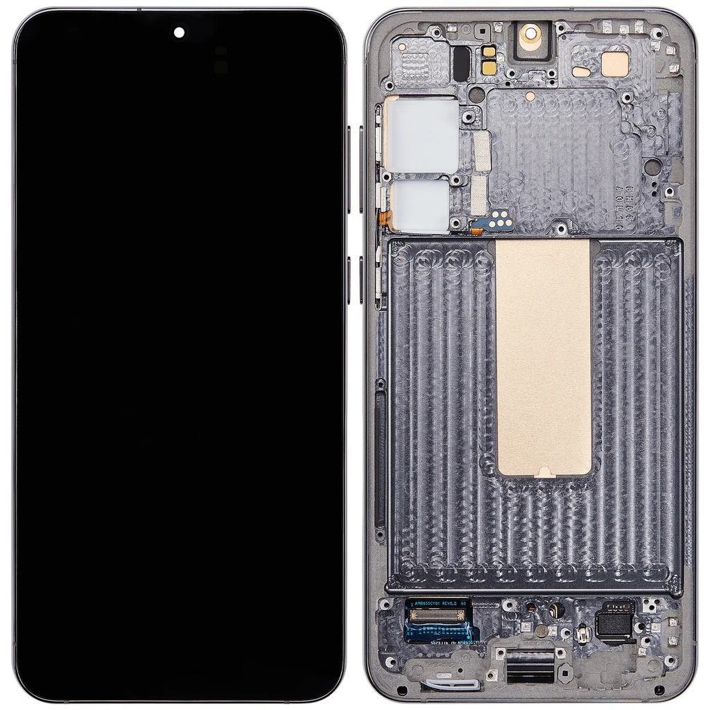 OLED-Display mit Rahmen für Samsung Galaxy S23 Plus 5G (US & International) (Blemish: Qualität C) (Grün)