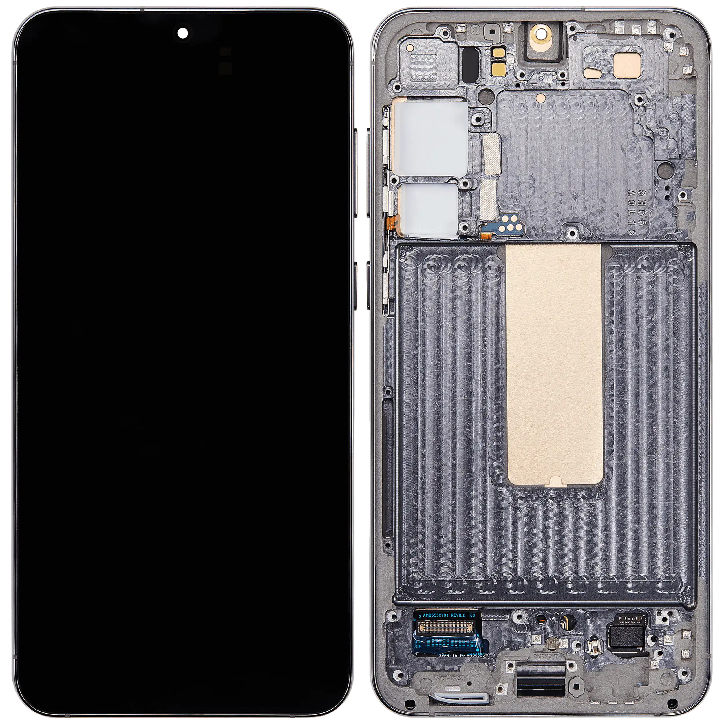 OLED-Display mit Rahmen für Samsung Galaxy S23 Plus 5G (US & International) (Blemish: Qualität C) (Grün)