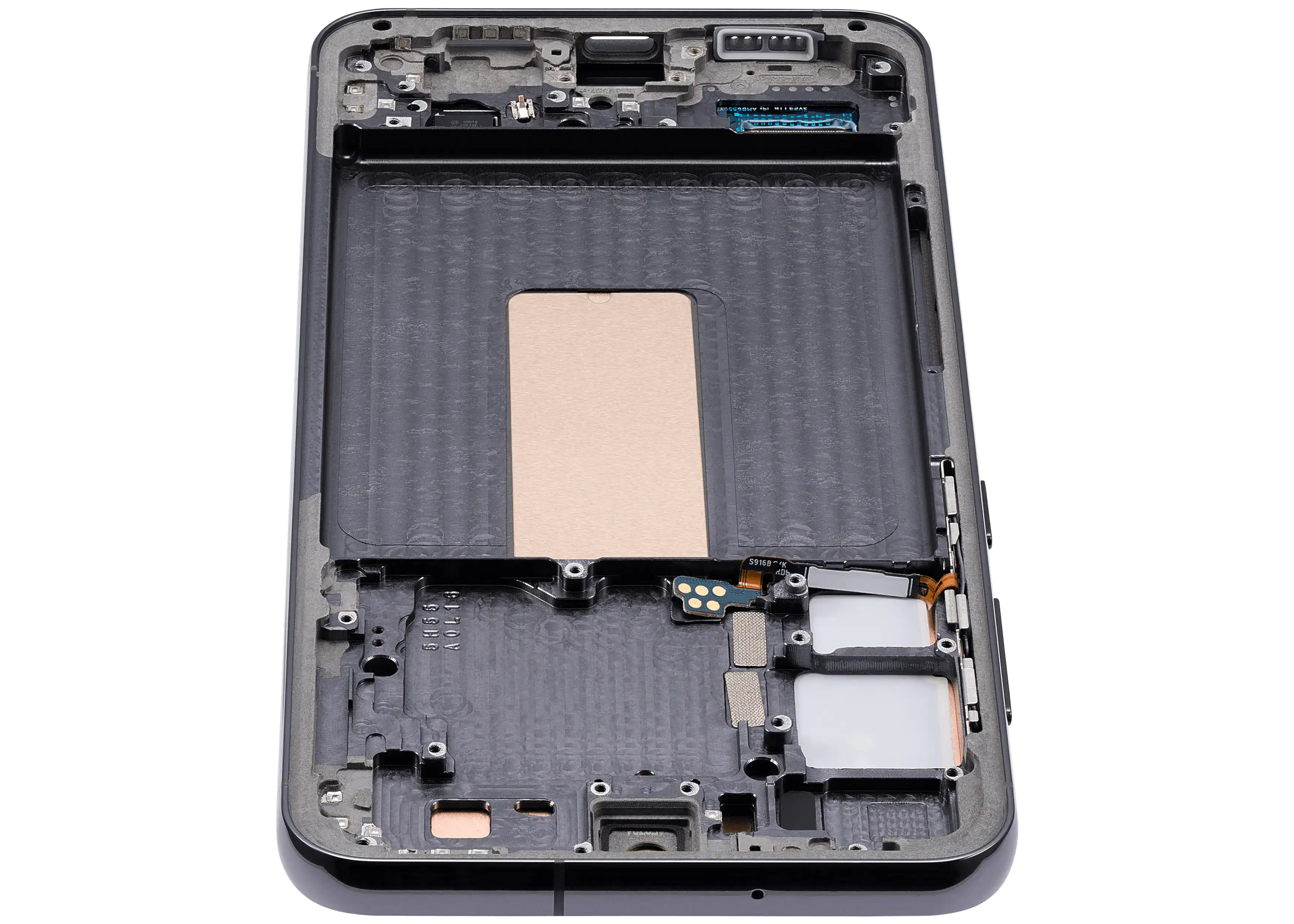 OLED-Display mit Rahmen für Samsung Galaxy S23 Plus 5G (US & International) (Blemish: Qualität C) (Grün)