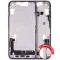Backcover/Rahmen mit Ladebuchse-Flex und Kleinteilen für iPhone 14 Lila OEM Pull