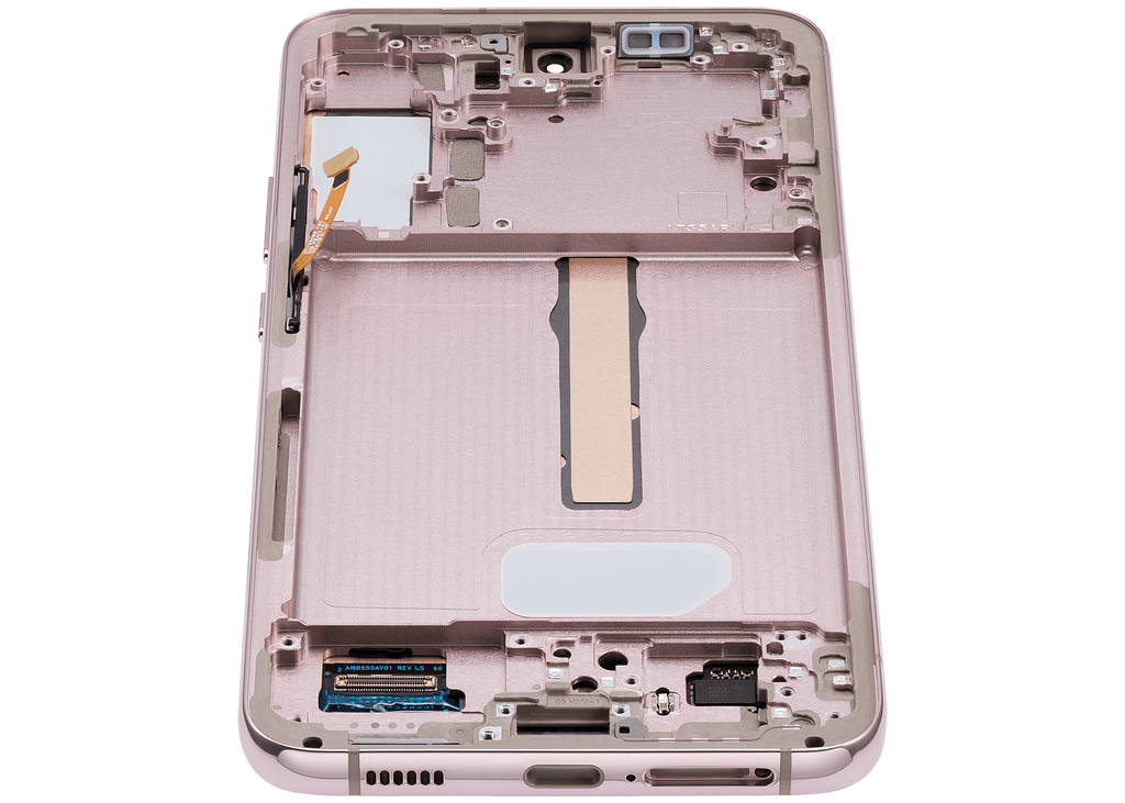 OLED-Display mit Rahmen für Samsung Galaxy S22 Plus 5G (Blemish: Qualität A) (Pink Gold)