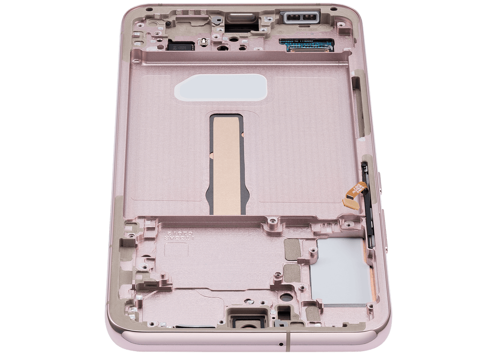 OLED-Display mit Rahmen für Samsung Galaxy S22 Plus 5G (Blemish: Qualität A) (Pink Gold)