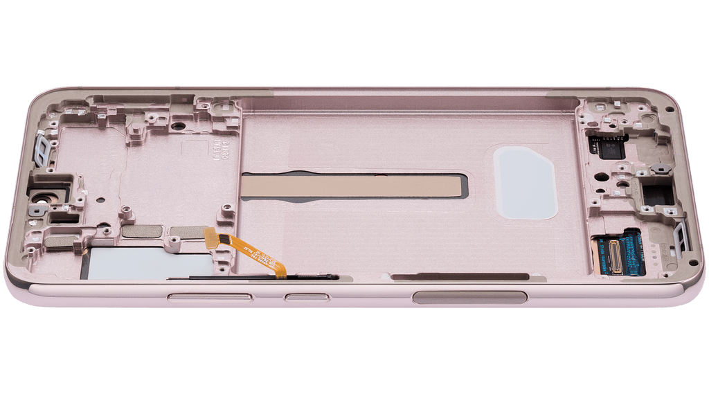 OLED-Display mit Rahmen für Samsung Galaxy S22 Plus 5G (Blemish: Qualität A) (Pink Gold)
