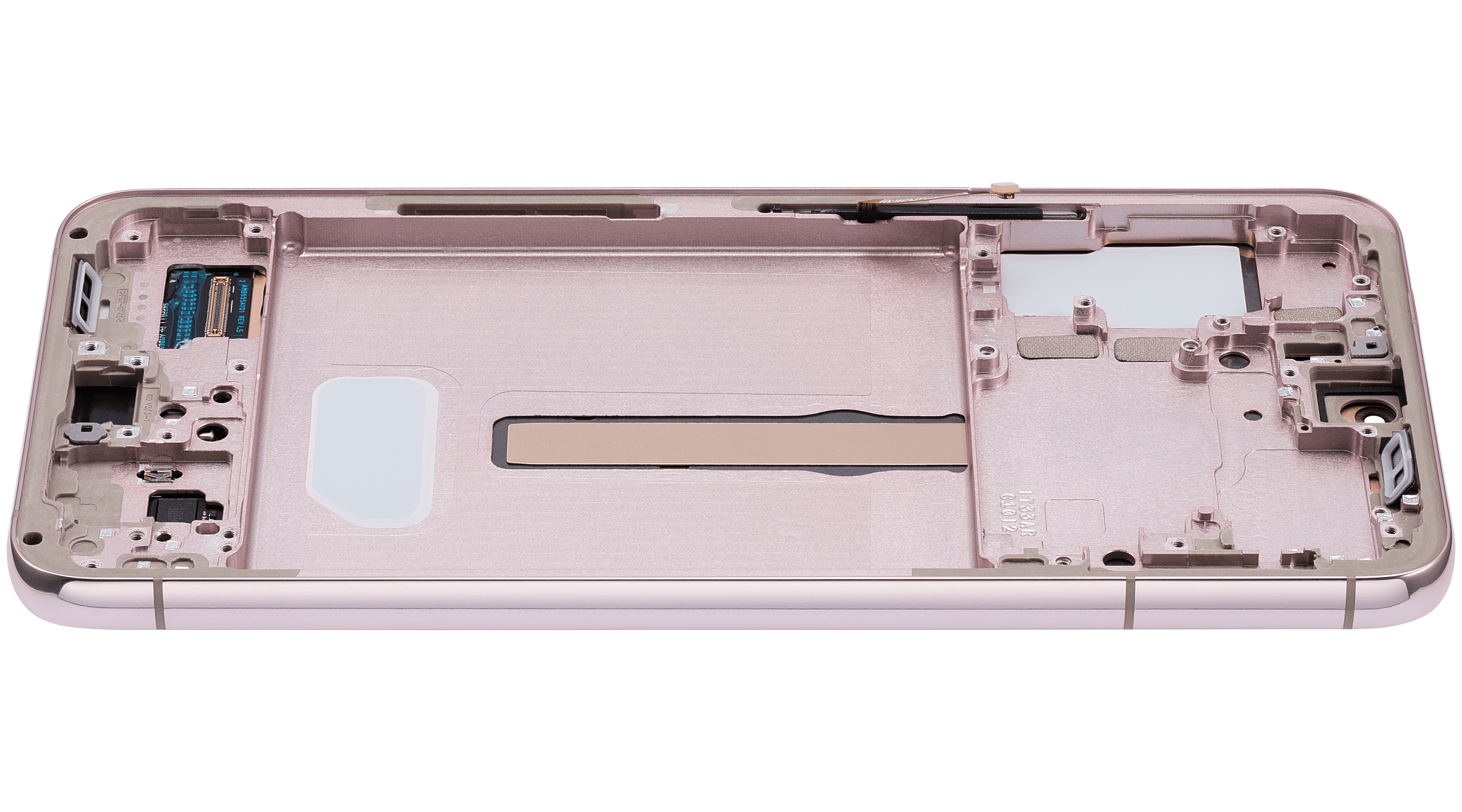 OLED-Display mit Rahmen für Samsung Galaxy S22 Plus 5G (Blemish: Qualität A) (Pink Gold)