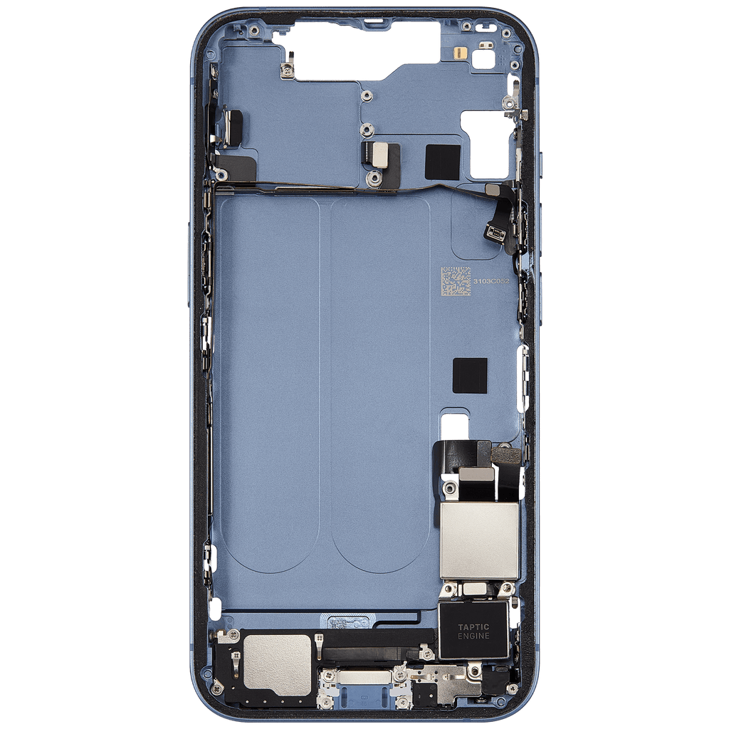 Original Apple-Ausbau C gebraucht – iPhone 14 US Version Rahmen Blau
