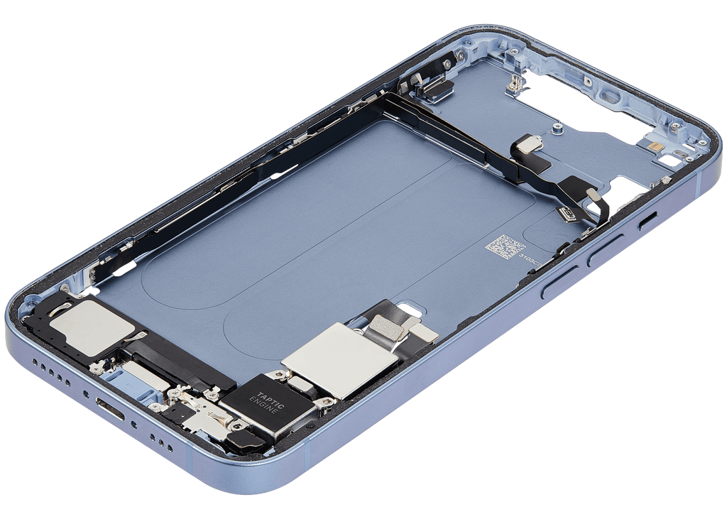 Original Apple-Ausbau C gebraucht – iPhone 14 US Version Rahmen Blau