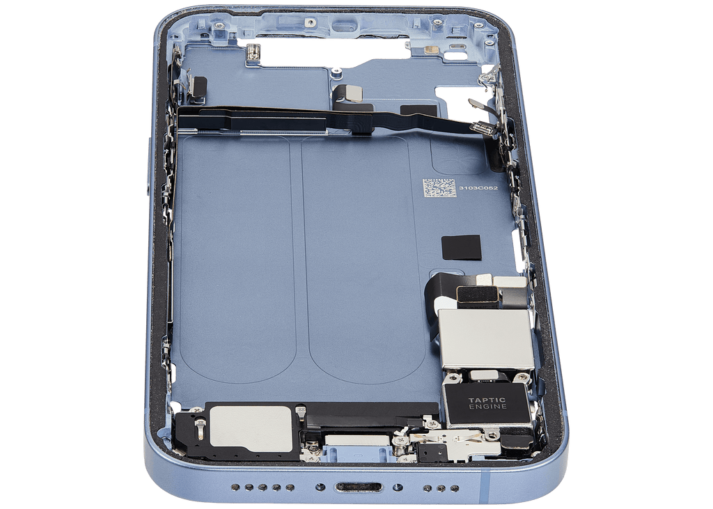 Original Apple-Ausbau C gebraucht – iPhone 14 US Version Rahmen Blau