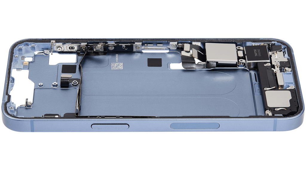 Original Apple-Ausbau C gebraucht – iPhone 14 US Version Rahmen Blau