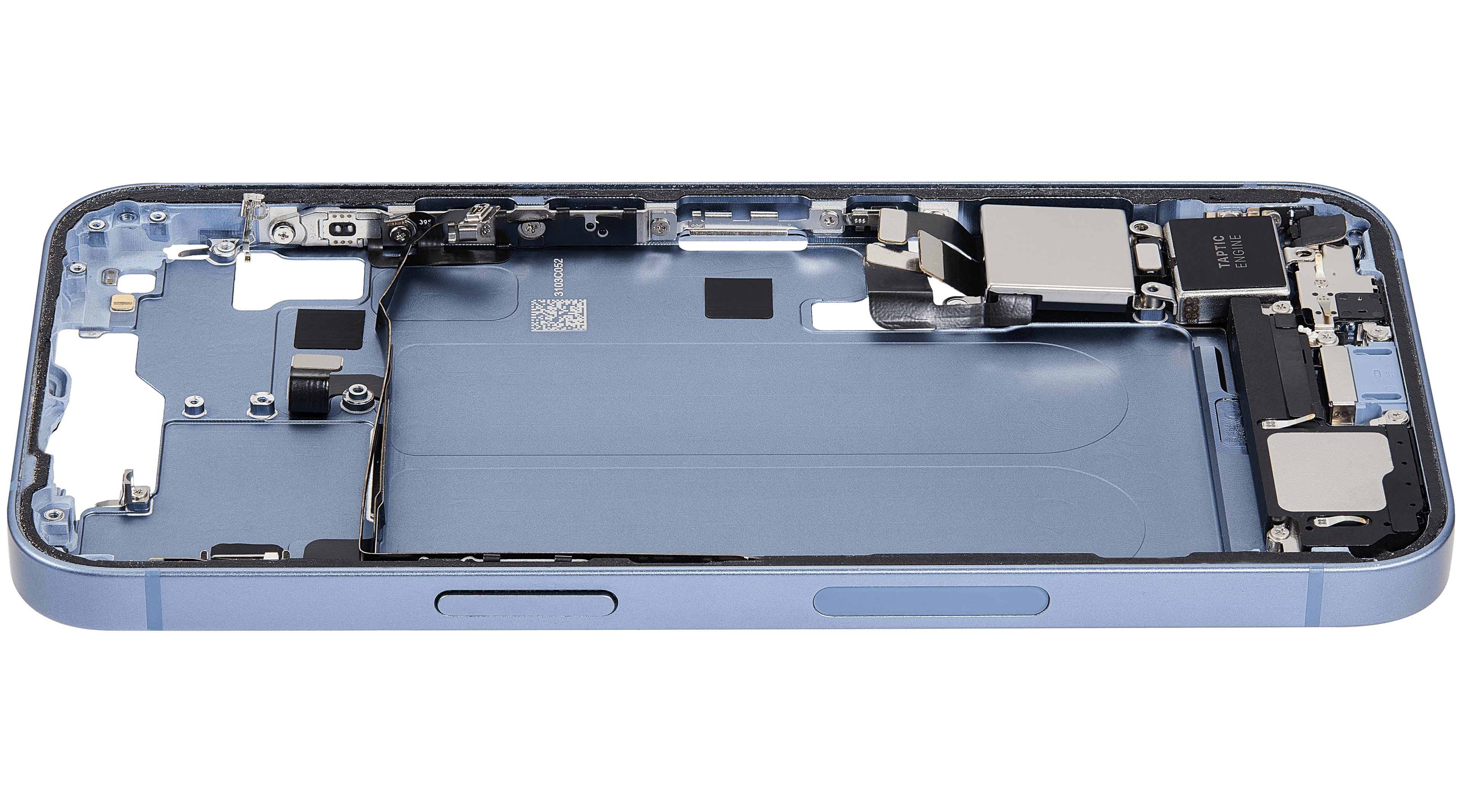 Original Apple-Ausbau C gebraucht – iPhone 14 US Version Rahmen Blau
