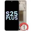 OLED Display with Frame for Samsung Galaxy S25 Plus 5G (US & International Version) (Service Pack) (Pink Gold)