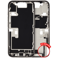 Midframe/Rahmen m. Ladebuchsen-Flex für iPhone 16 Pro US OEM A Nat. Titanium