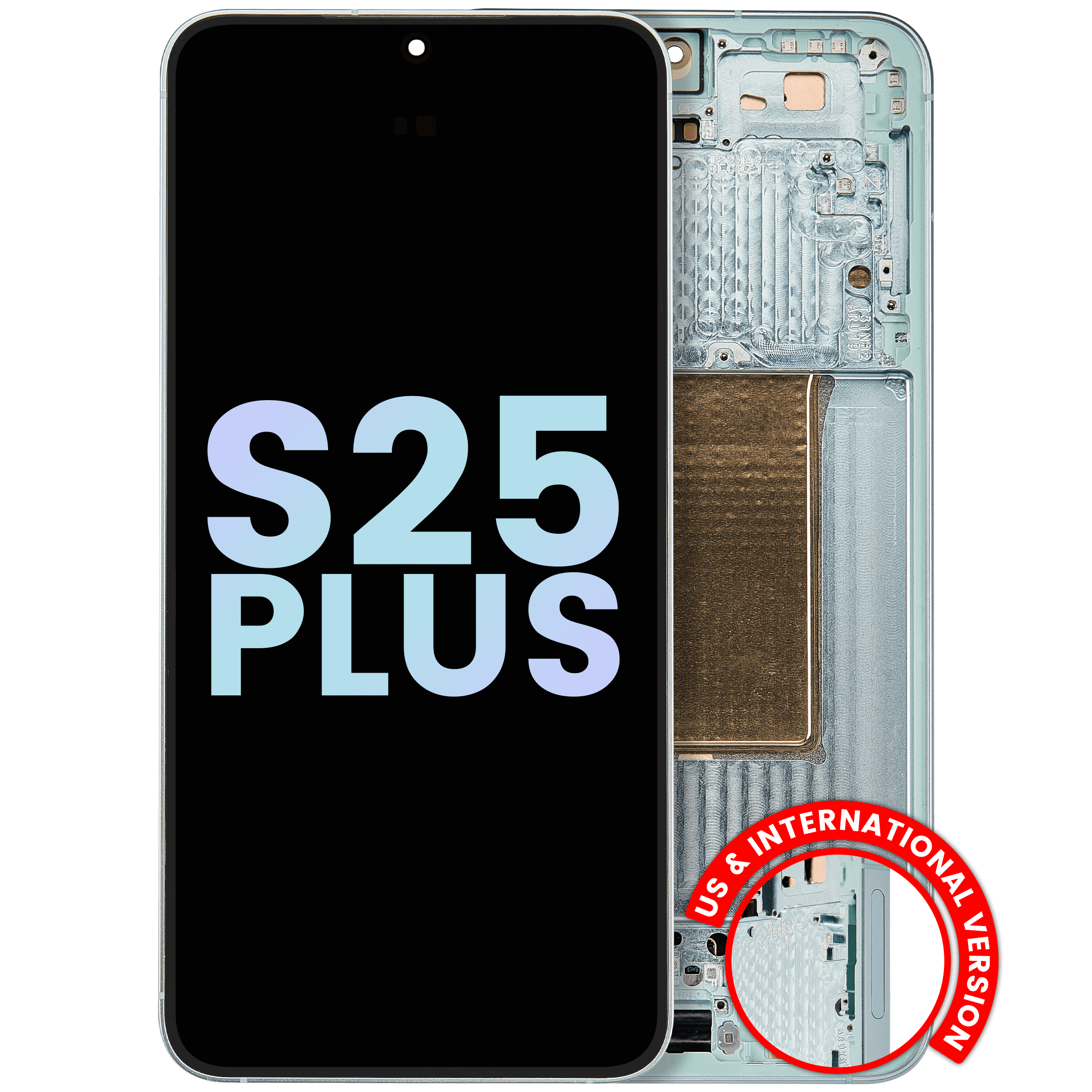 OLED Display with Frame for Samsung Galaxy S25 Plus 5G (US & International Version) (Service Pack) (Mint)