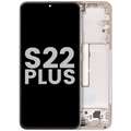 OLED-Display mit Rahmen Samsung Galaxy S22 Plus Pink Gold OEM Pull B/C