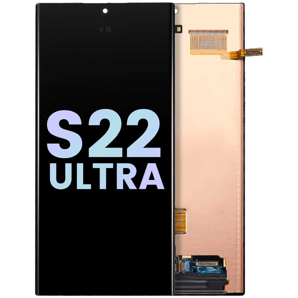 Frameless OLED Display for Samsung Galaxy S22 Ultra 5G (Service Pack) (All Colors)