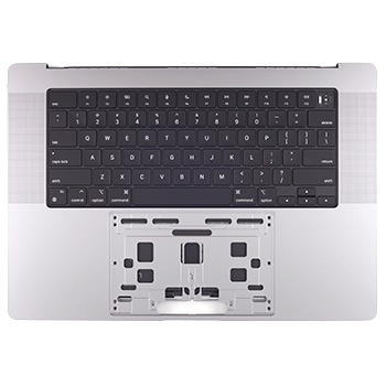 Top Case m. Akku+Tastatur (ISO-SE) für MacBook Pro 16" A2485 Spacegrau OEM