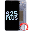 OLED-Display mit Rahmen für Samsung Galaxy S25 Plus 5G, Icy Blue (Service Pack)