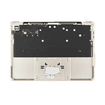 Top Case mit Tastatur (ISO Dutch) MacBook Air 13" A3240 OEM Starlight