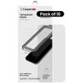Casper Snap Temperglas für iPhone 15/16 Plus (10er-Pack) AR Clear