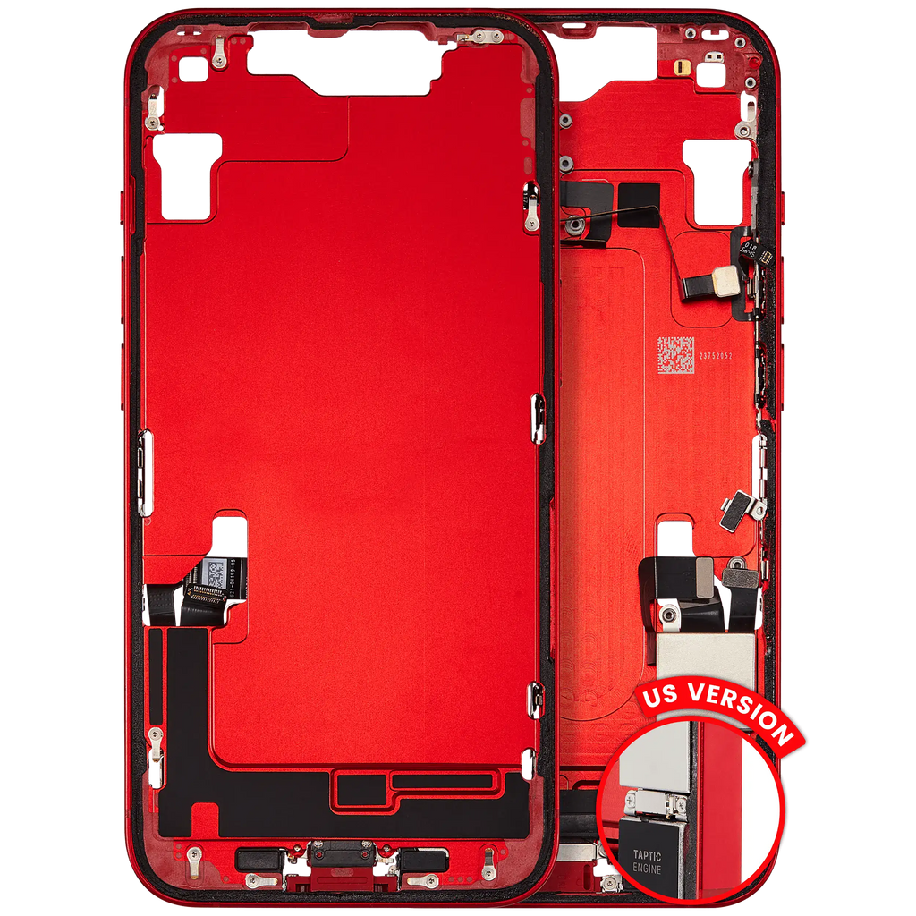 Original Apple-Ausbau A gebraucht – iPhone 14 US Version Rahmen Rot