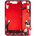 Apple iPhone 14 Midframe/Rahmen m. Ladebuchse Flex US Rot OEM Pull A