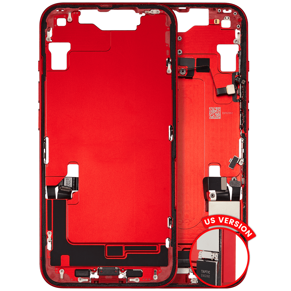 Original Apple-Ausbau B gebraucht – iPhone 14 US Version Rahmen Rot