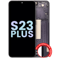 OLED Display with Frame for Samsung Galaxy S23 Plus 5G (US & International) (Service Pack) (Phantom Black)