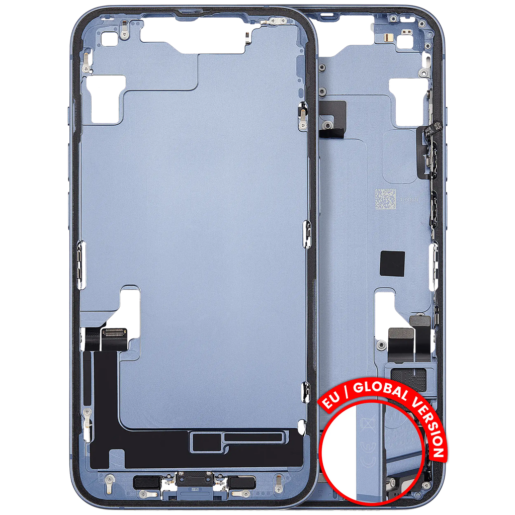 Original Apple-Ausbau C gebraucht – iPhone 14 EU / Global Version Rahmen Blau